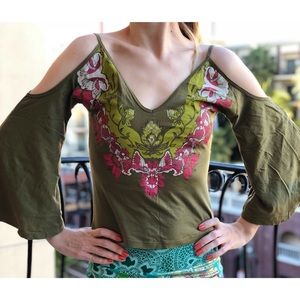 BoHo style Long Sleeve Diesel Top